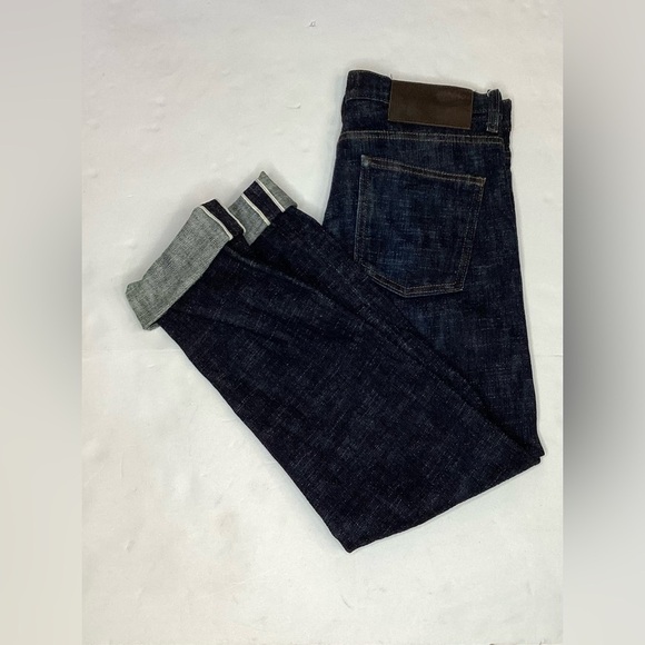 Naked and Famous Selvedge Jeans. super skinny guy, navy , size 32 - Picture 9 of 12